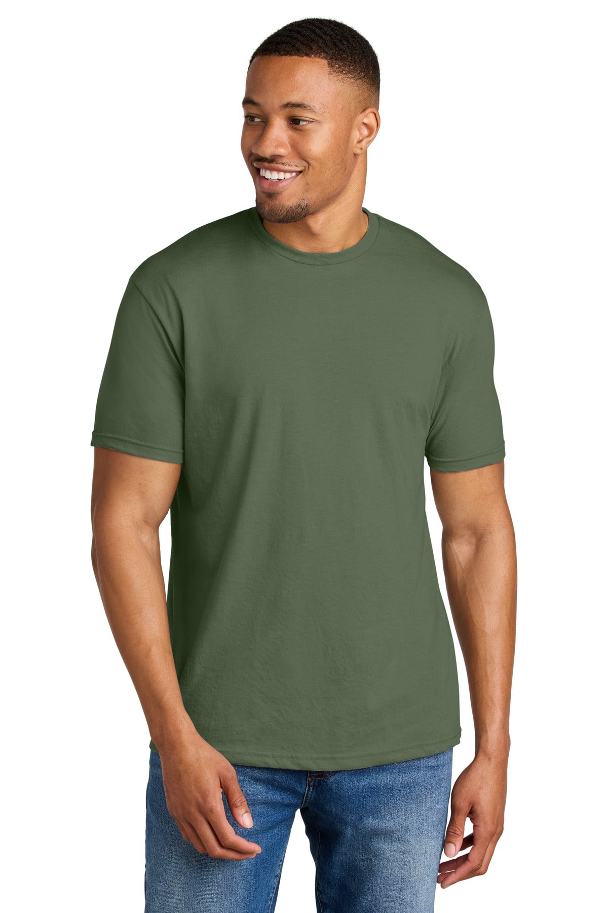 Gildan Softstyle CVC Tee 64000CVC in Cactus