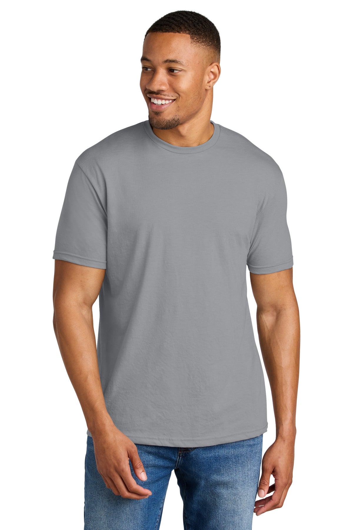 Gildan Softstyle CVC Tee 64000CVC in Cement