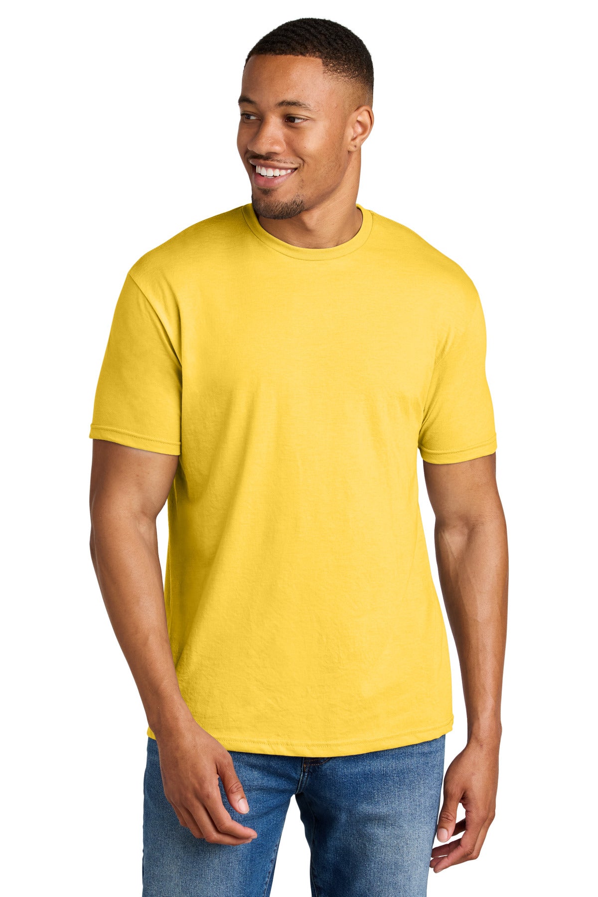 Gildan Softstyle CVC Tee 64000CVC in Daisy Mist