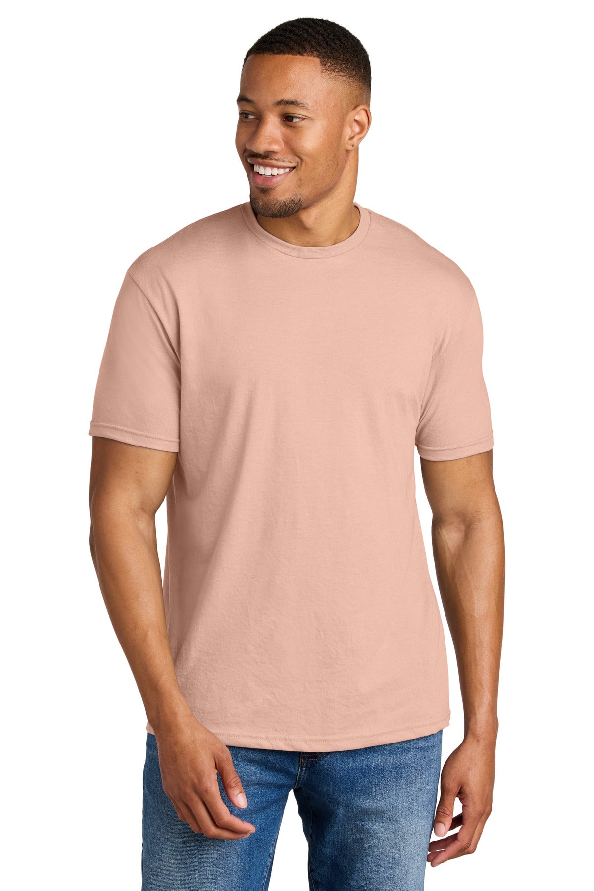 Gildan Softstyle CVC Tee 64000CVC in Dusty Rose