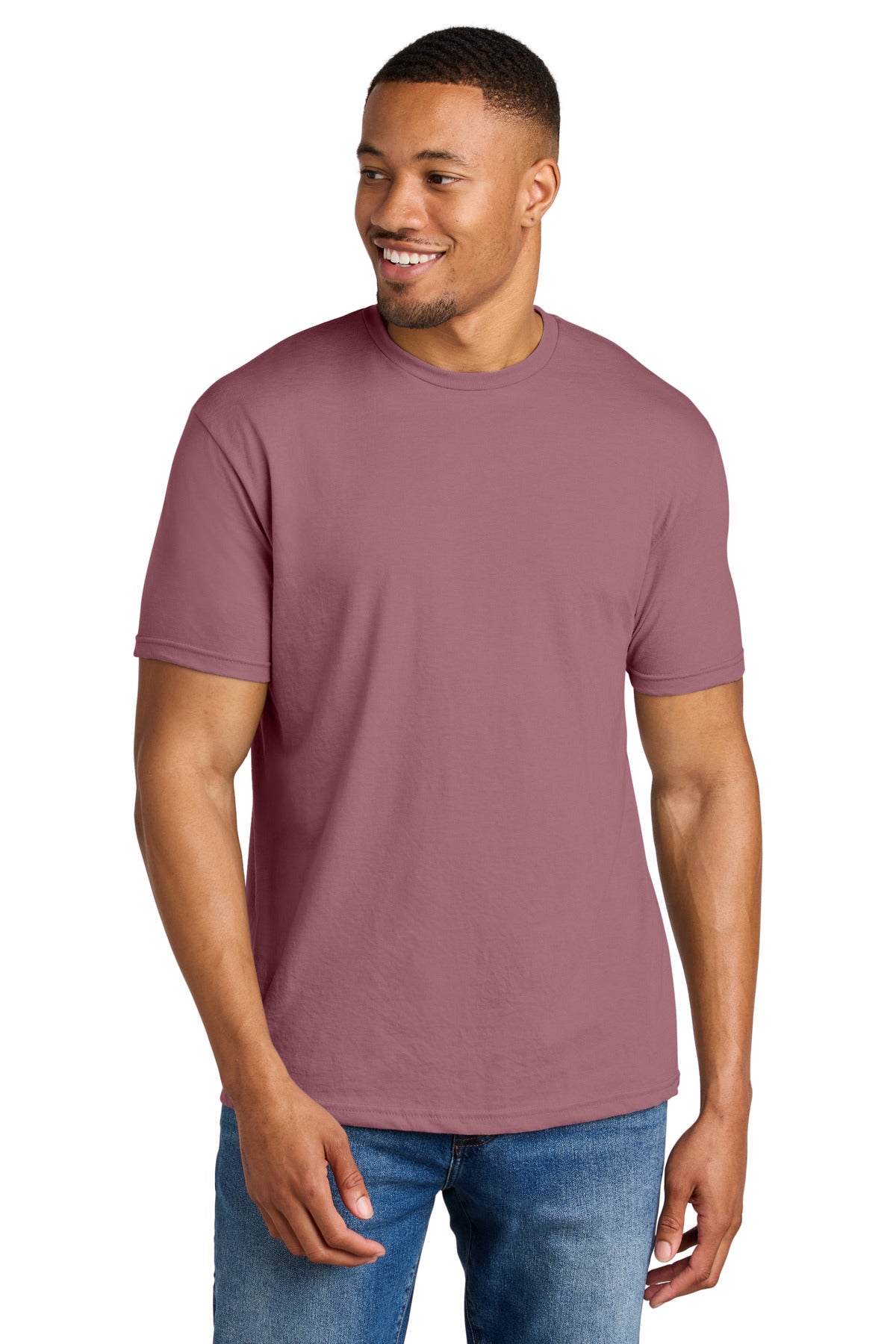 Gildan Softstyle CVC Tee 64000CVC in Plumrose