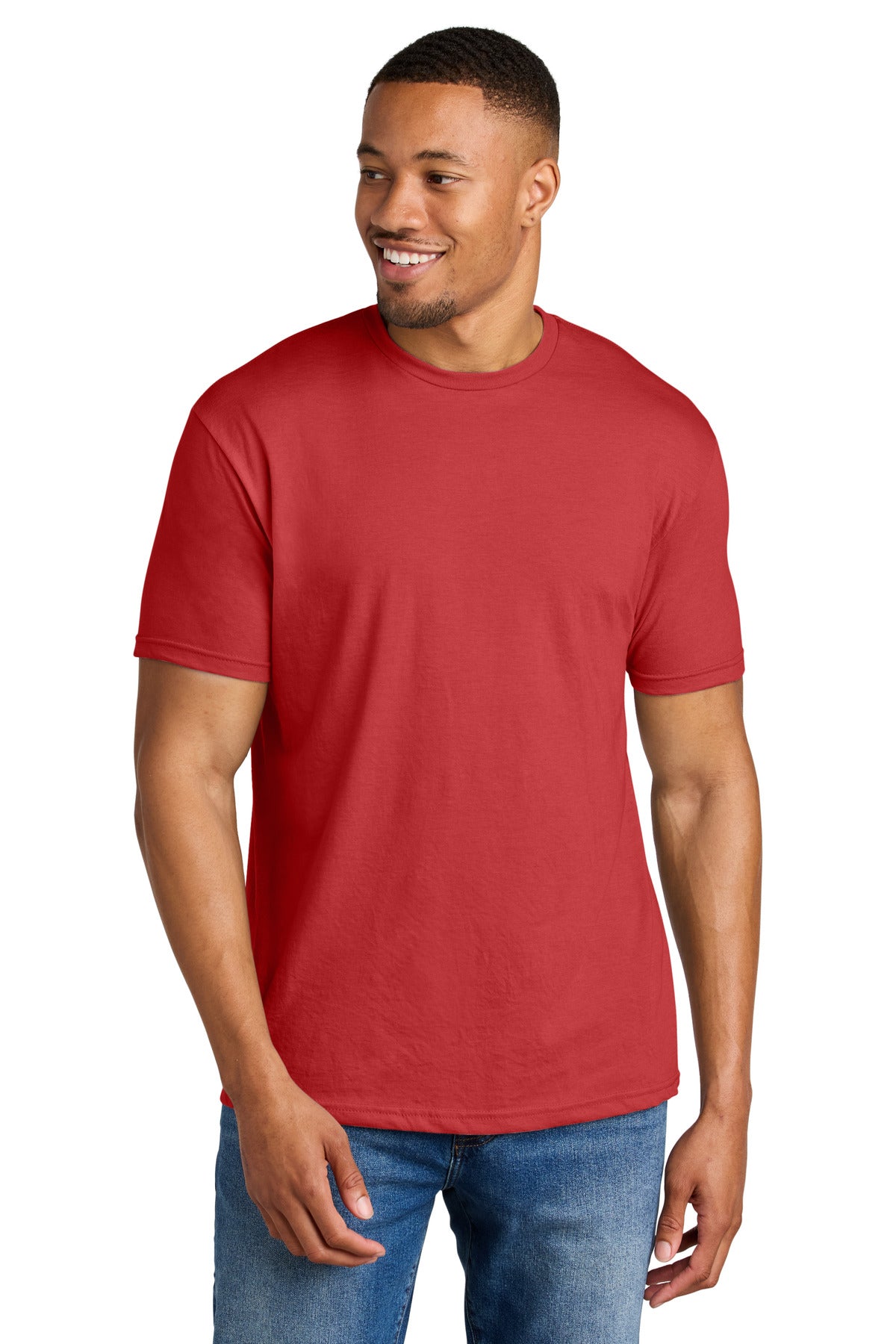 Gildan Softstyle CVC Tee 64000CVC in Red Mist