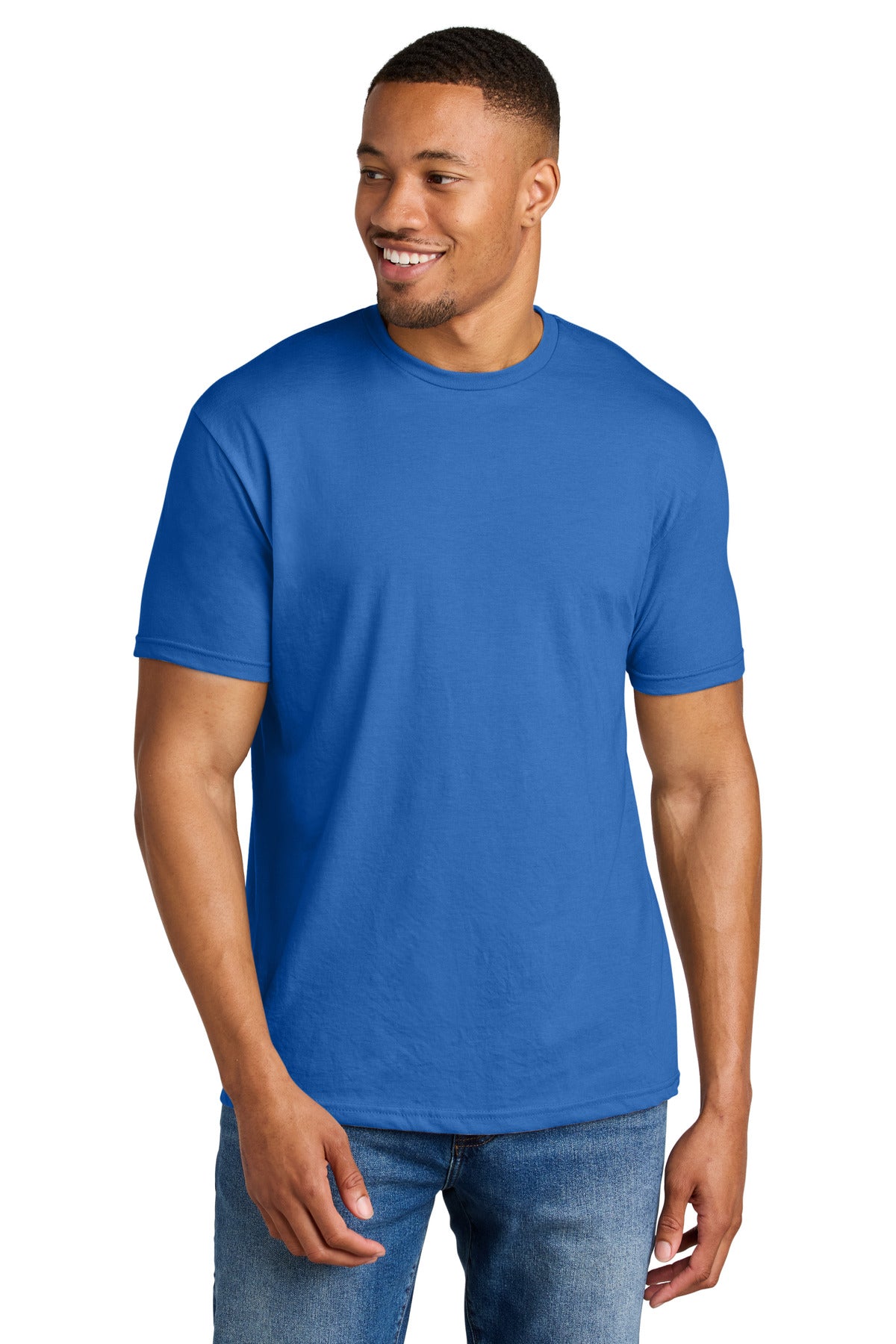 Gildan Softstyle CVC Tee 64000CVC in Royal Mist