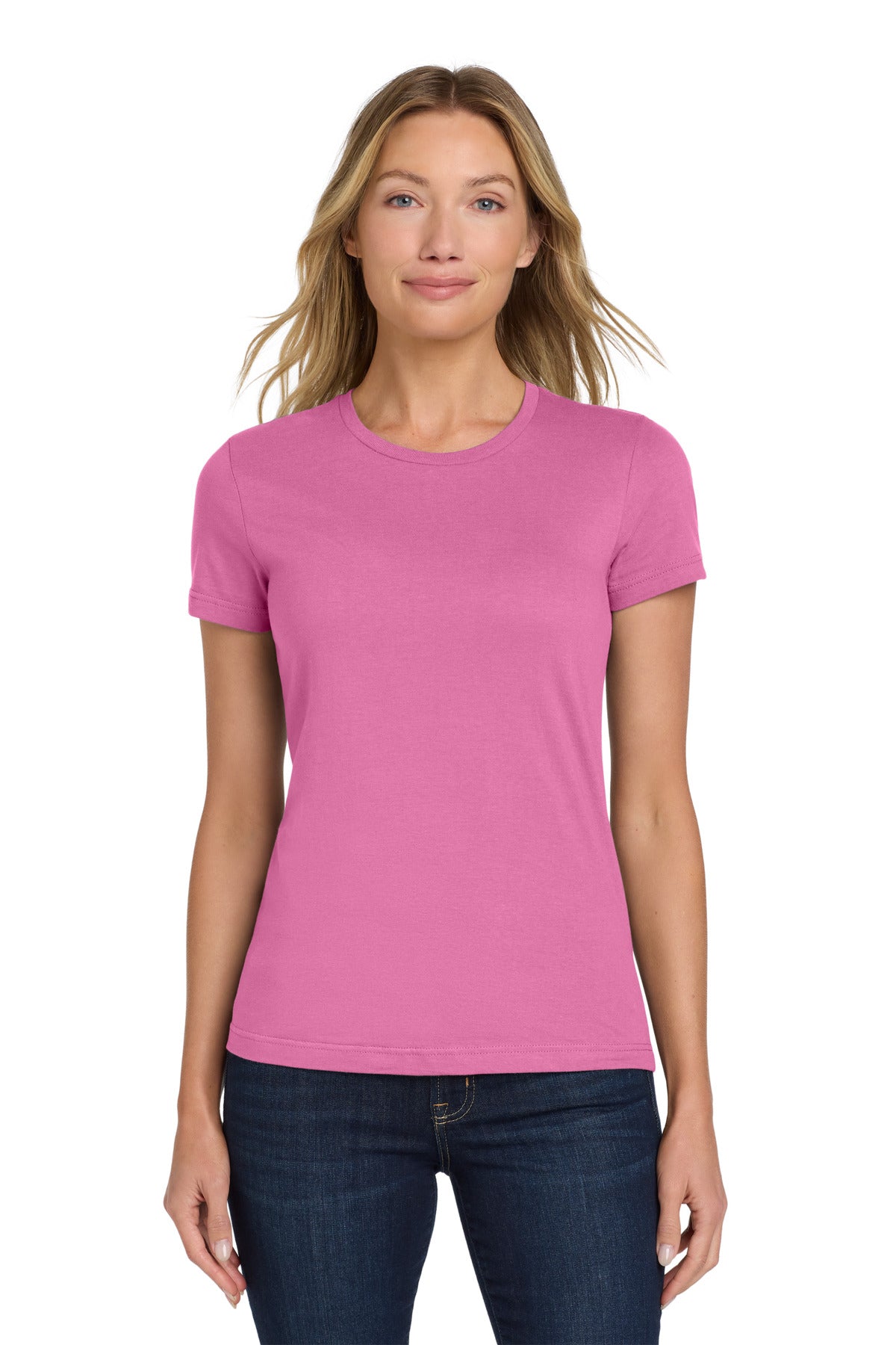 Gildan Softstyle Women's T-Shirt. 64000L in Azalea