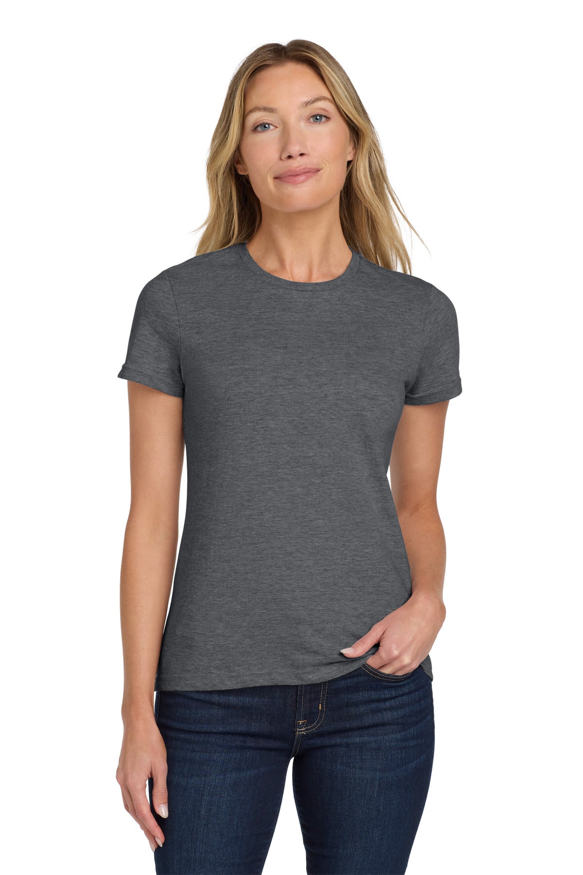 Gildan Softstyle Women's T-Shirt. 64000L in Graphite Heather