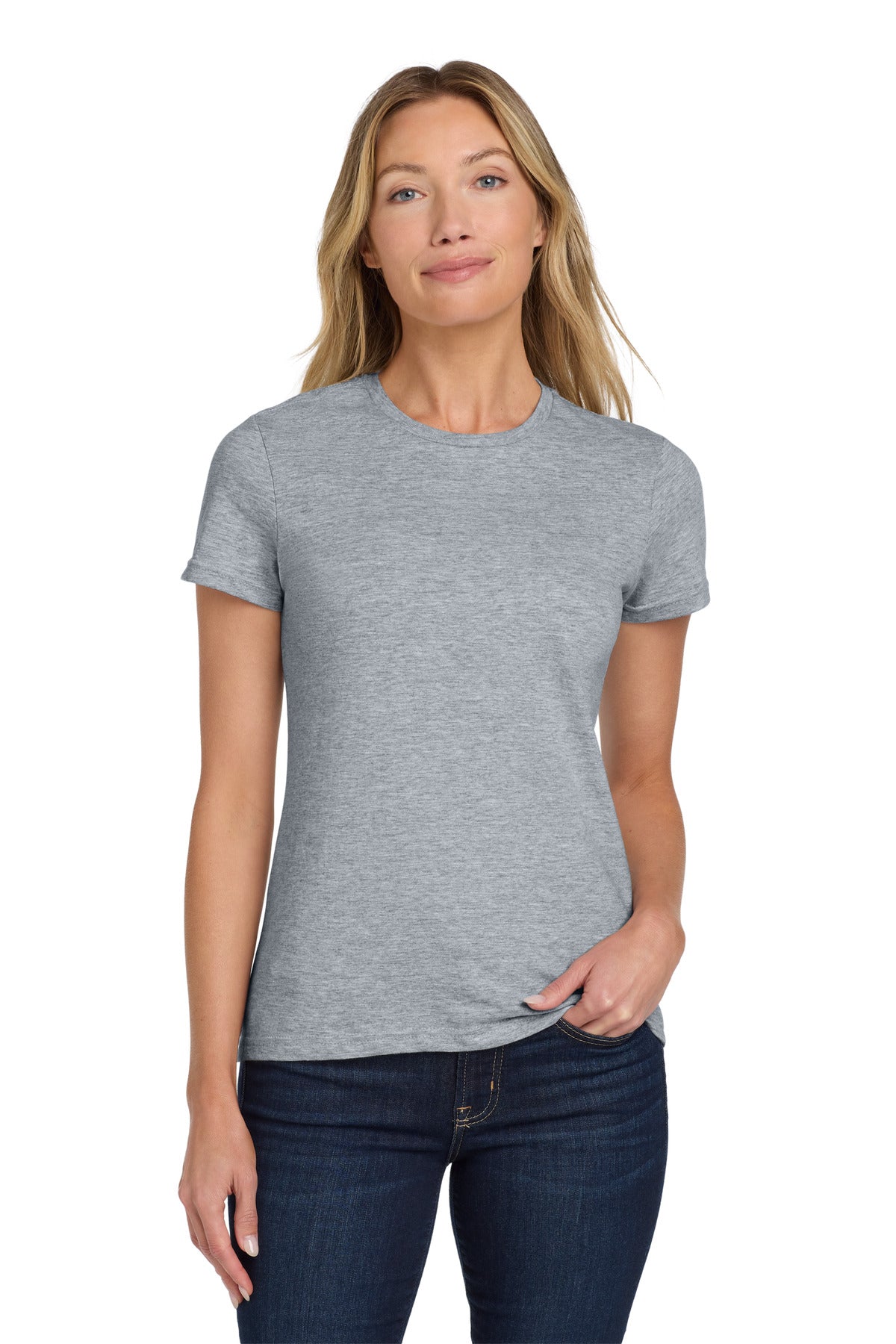 Gildan Softstyle Women's T-Shirt. 64000L in Sport Grey
