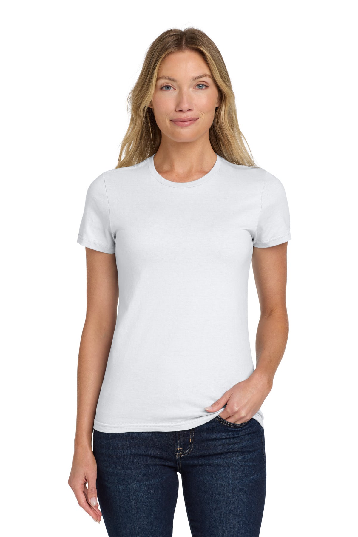 Gildan Softstyle Women's T-Shirt. 64000L in White