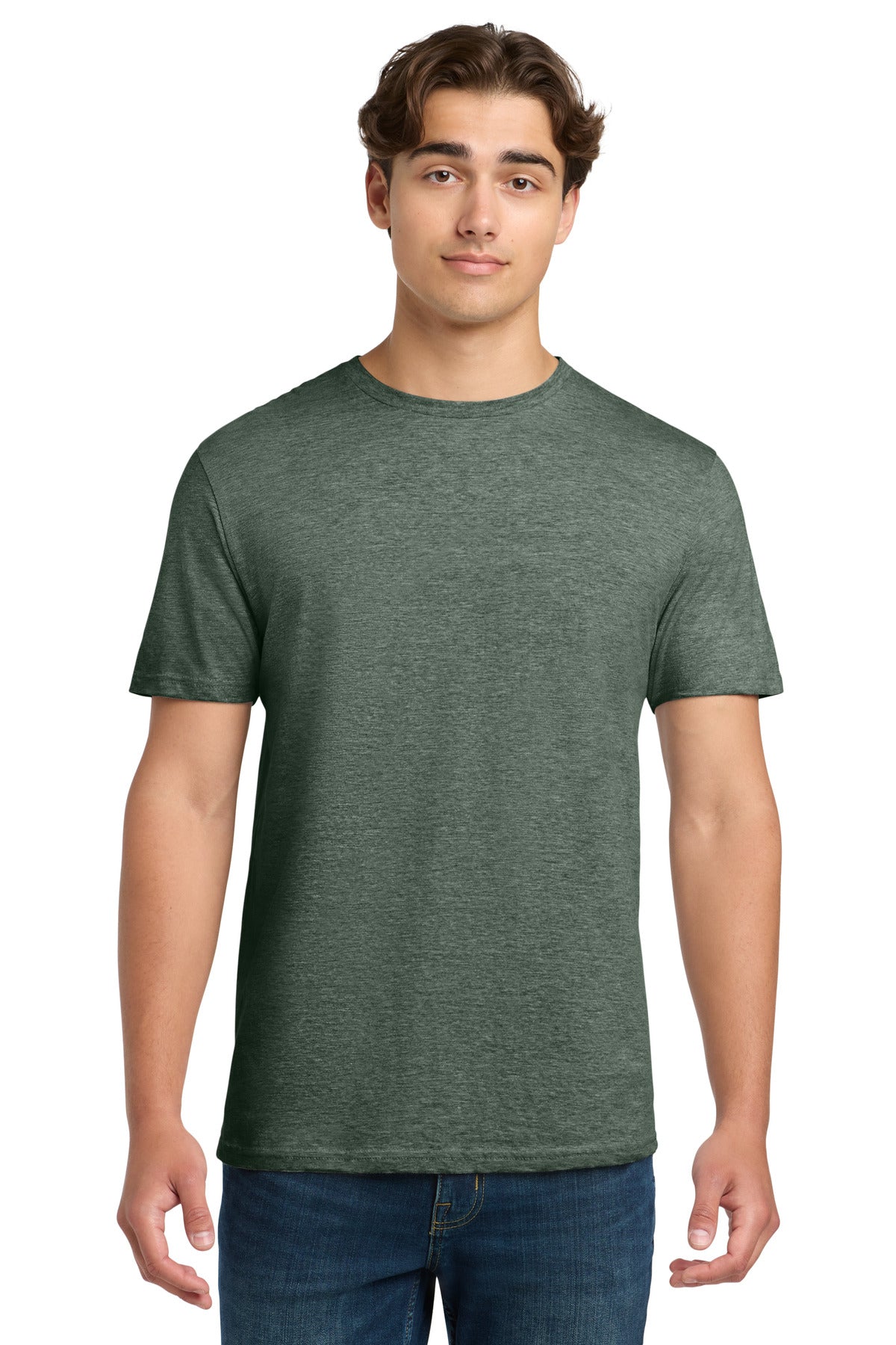 Gildan Softstyle T-Shirt. 64000 in Heather Military Green