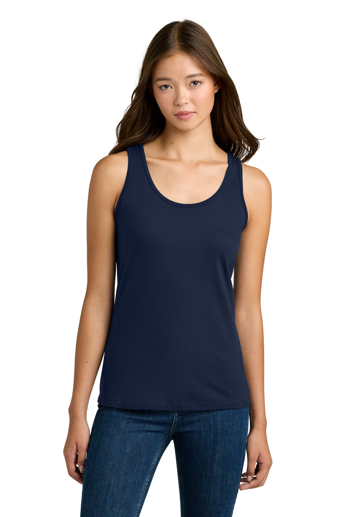 Gildan Softstyle Junior Fit Tank Top. 64200L in Navy