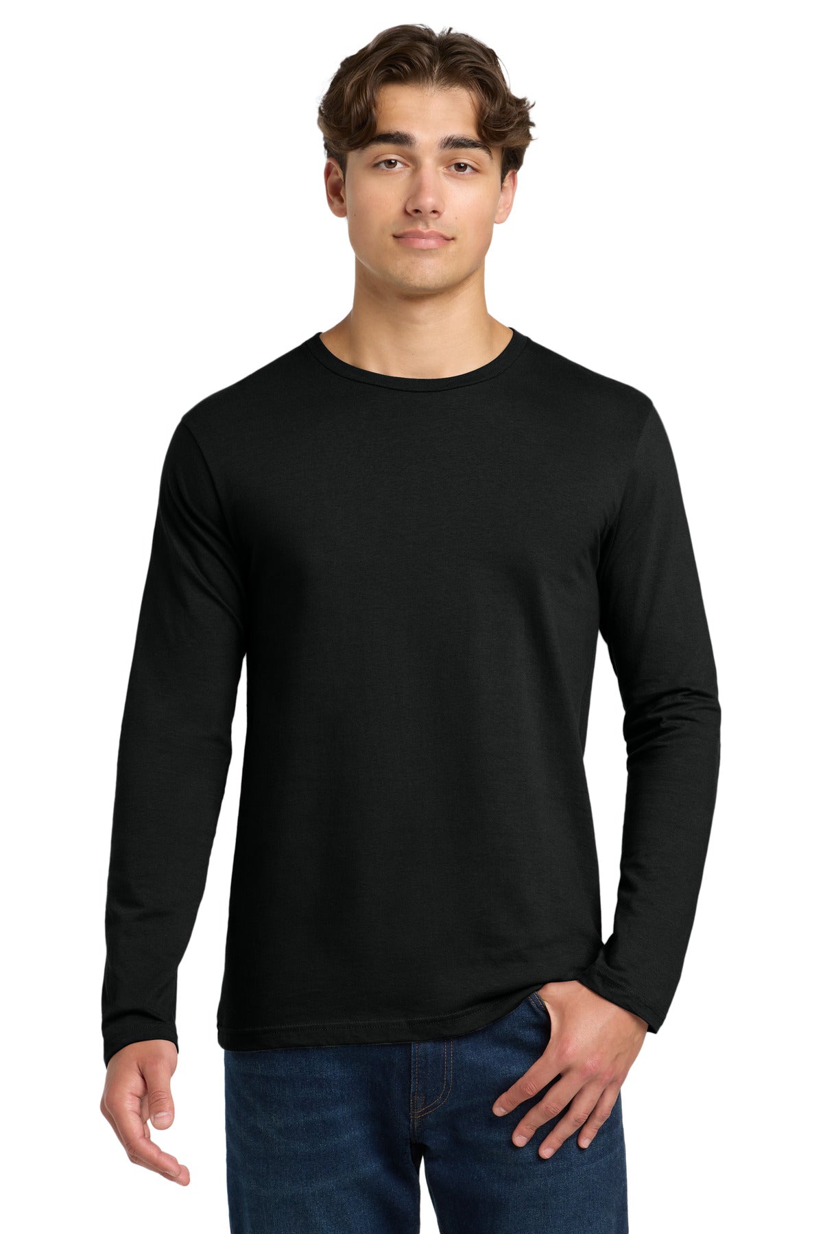Gildan Softstyle Long Sleeve T-Shirt. 64400 in Black
