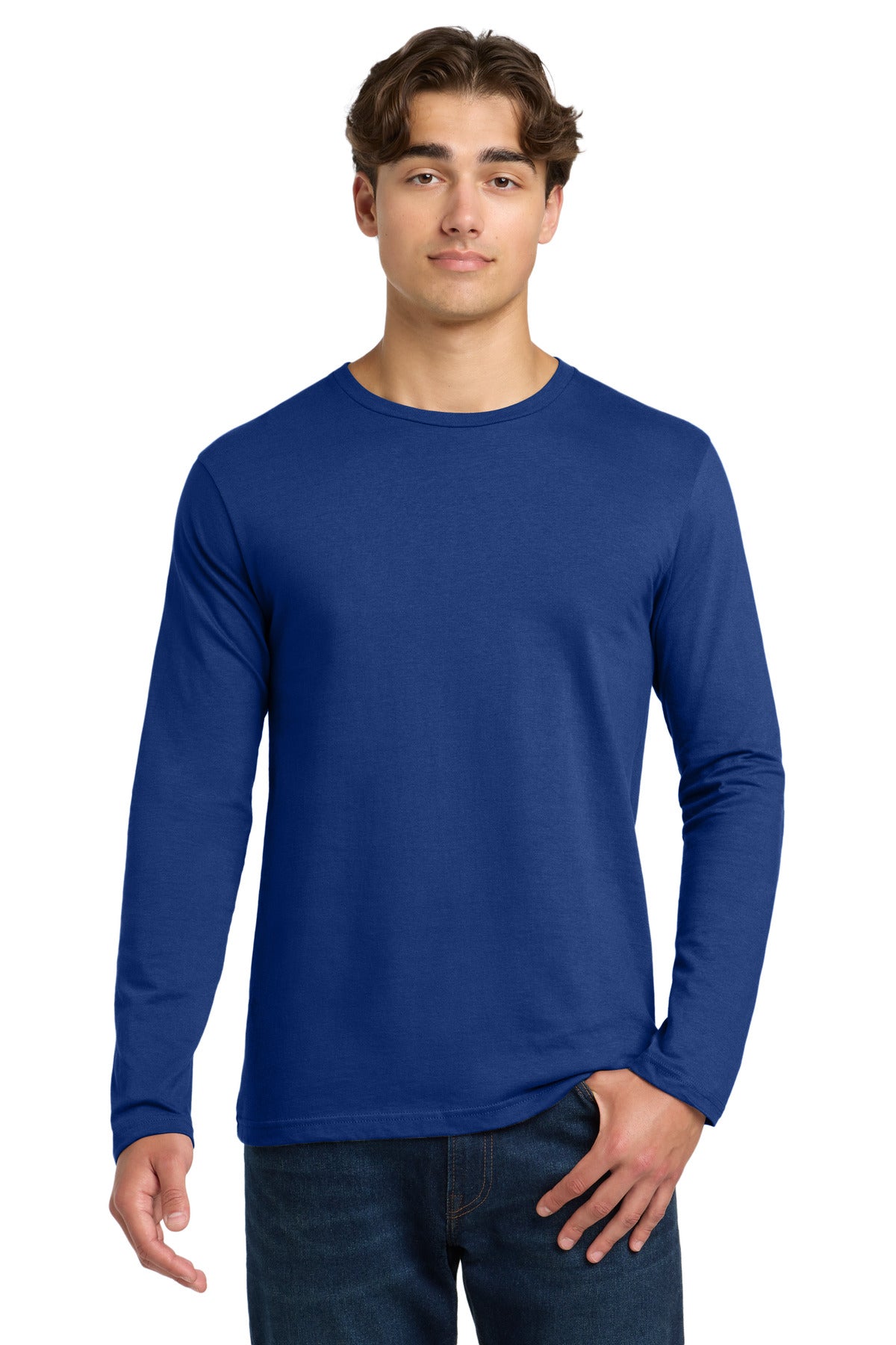 Gildan Softstyle Long Sleeve T-Shirt. 64400 in Fan Deep Royal