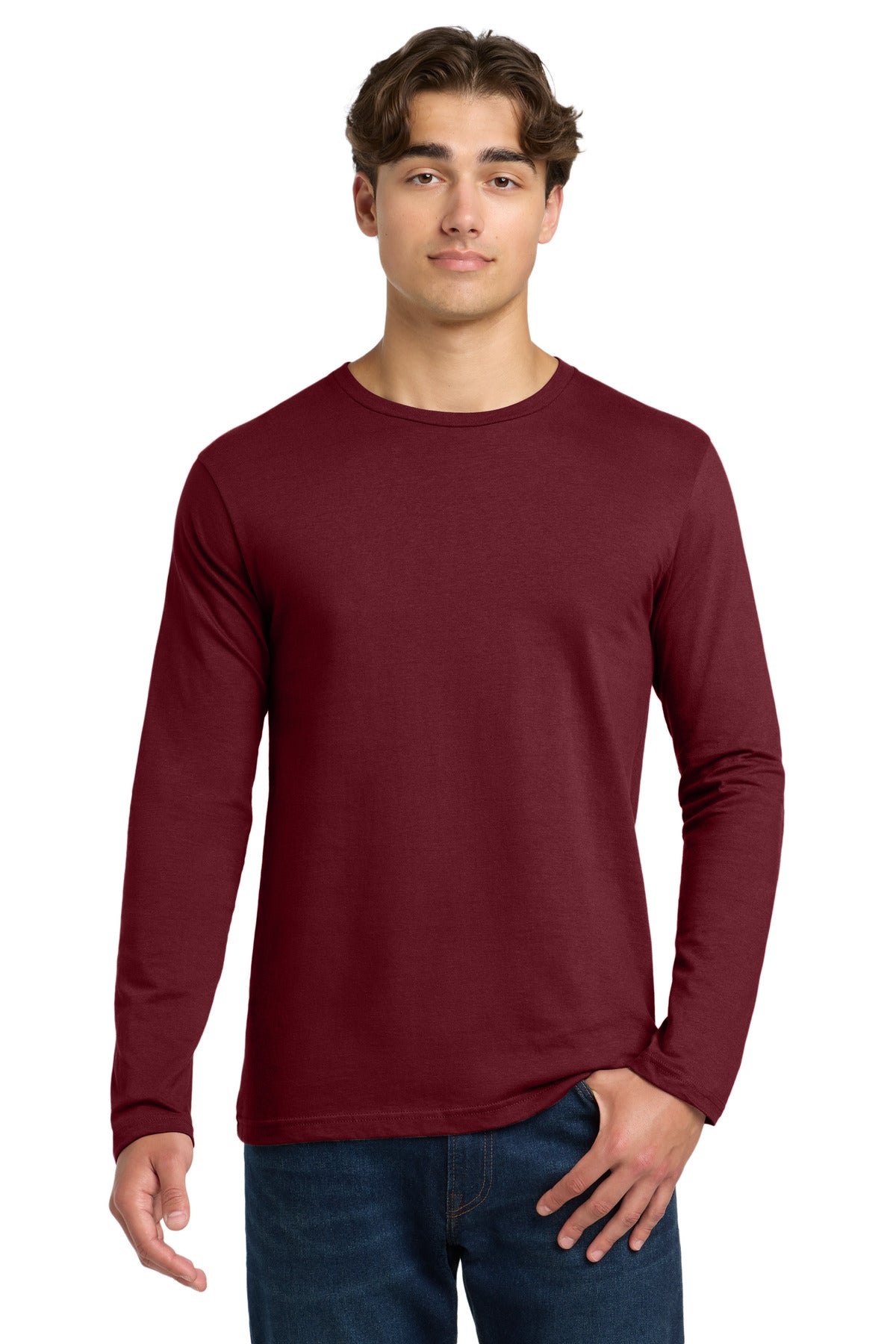 Gildan Softstyle Long Sleeve T-Shirt. 64400 in Garnet