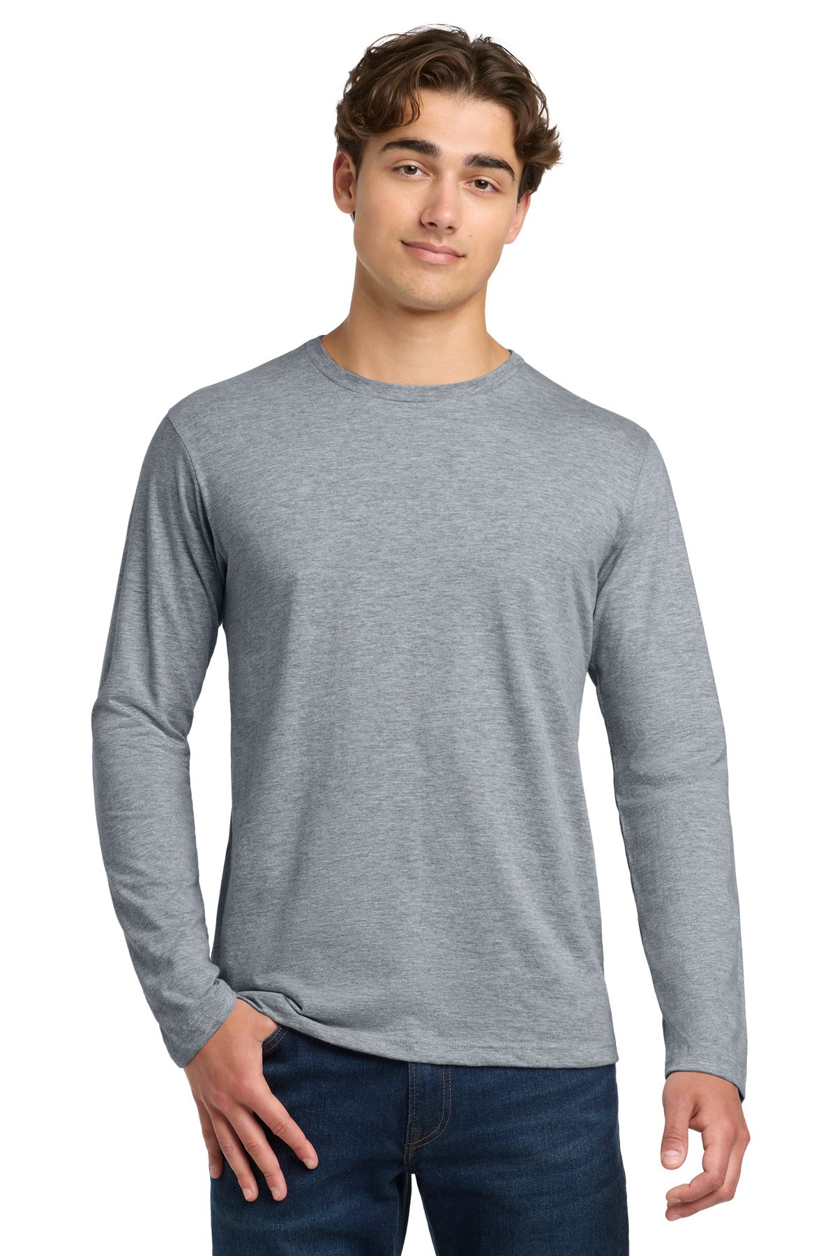 Gildan Softstyle Long Sleeve T-Shirt. 64400 in Sport Grey