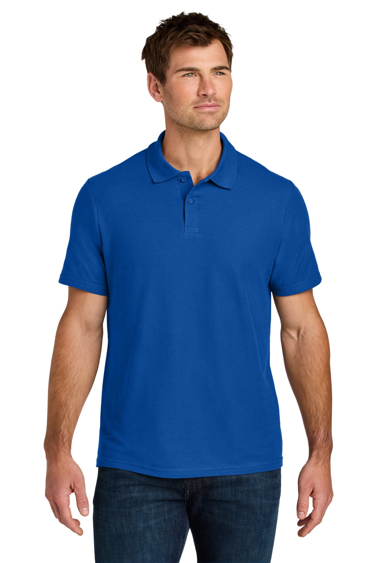Gildan Softstyle Pique Polo 64800 in Royal