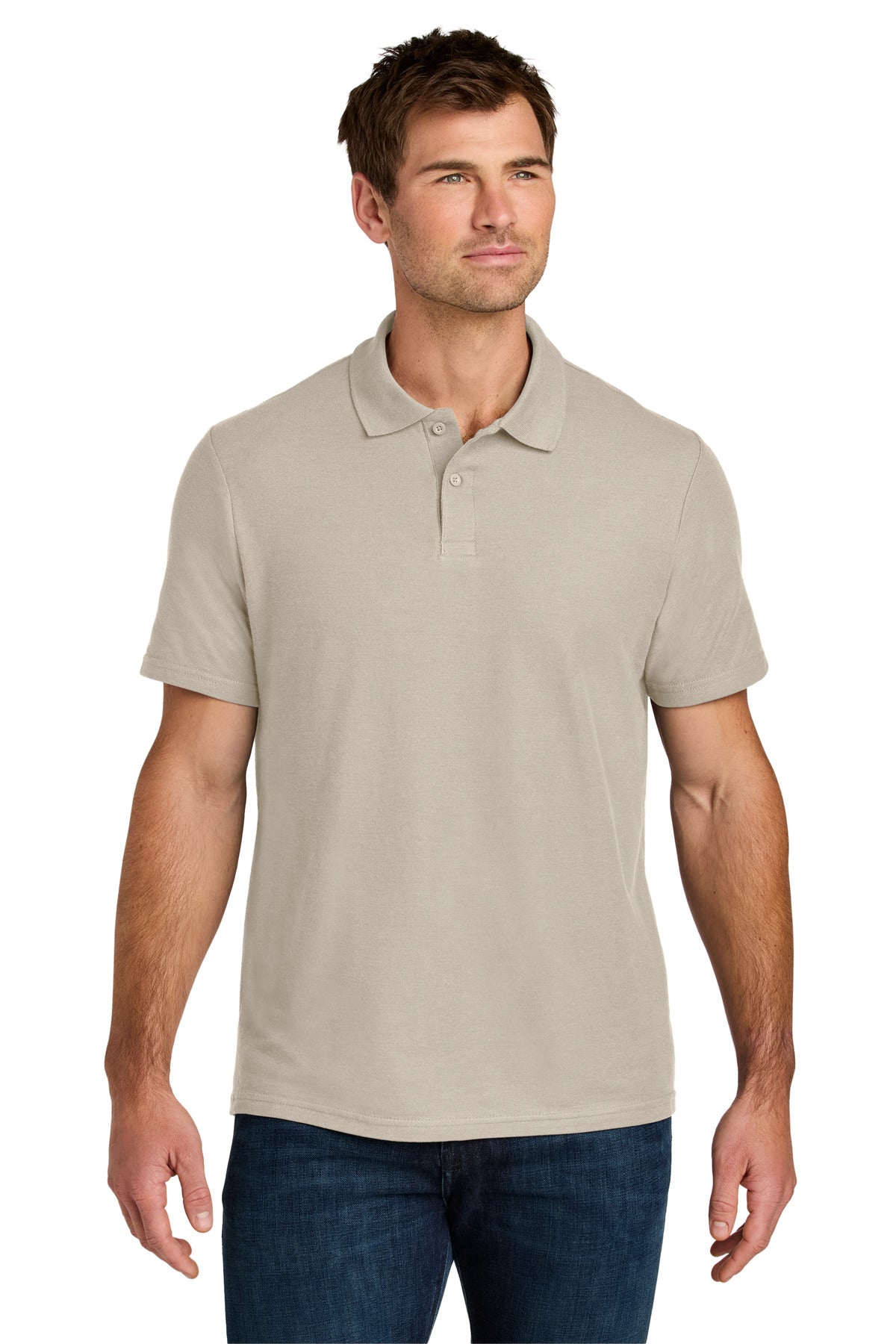 Gildan Softstyle Pique Polo 64800 in Sand