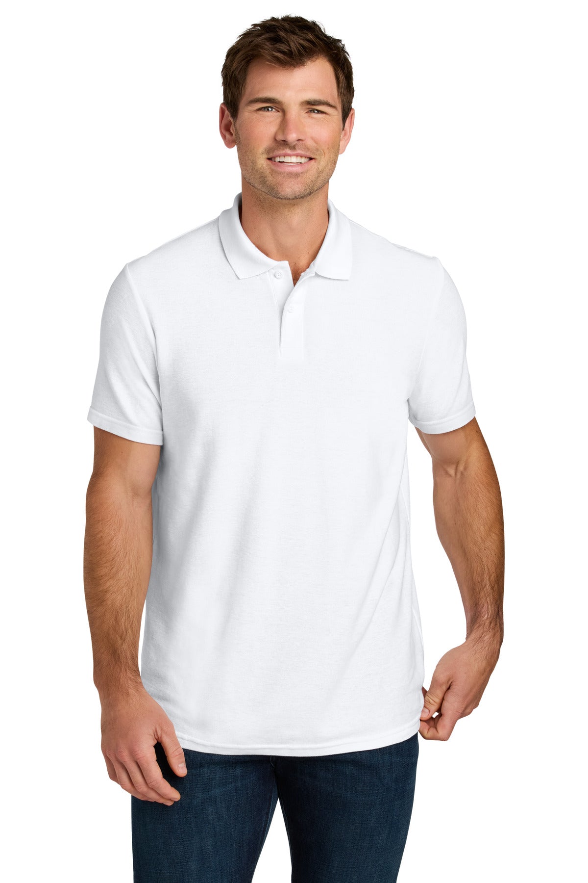 Gildan Softstyle Pique Polo 64800 in White