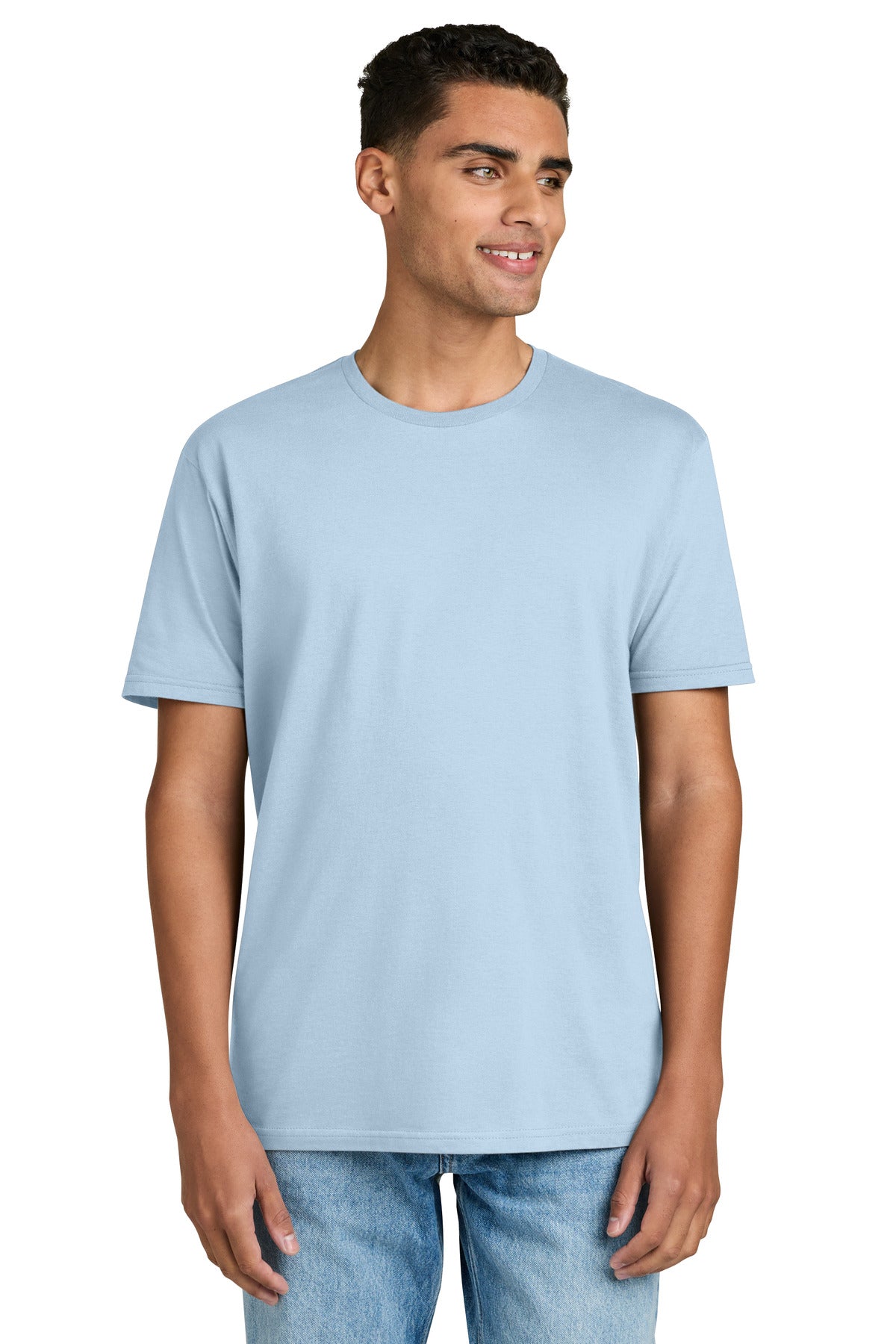 Gildan Softstyle Plasma Print Tee 64PLSMA in Light Blue