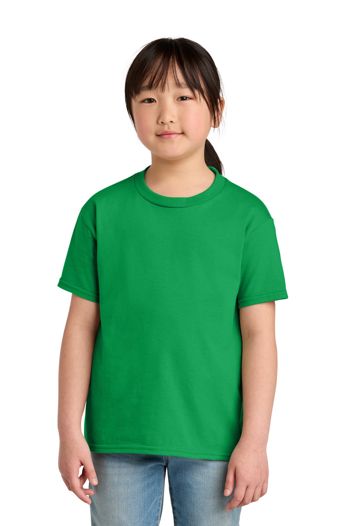 Gildan Youth Softstyle Midweight Tee 65000B in Irish Green