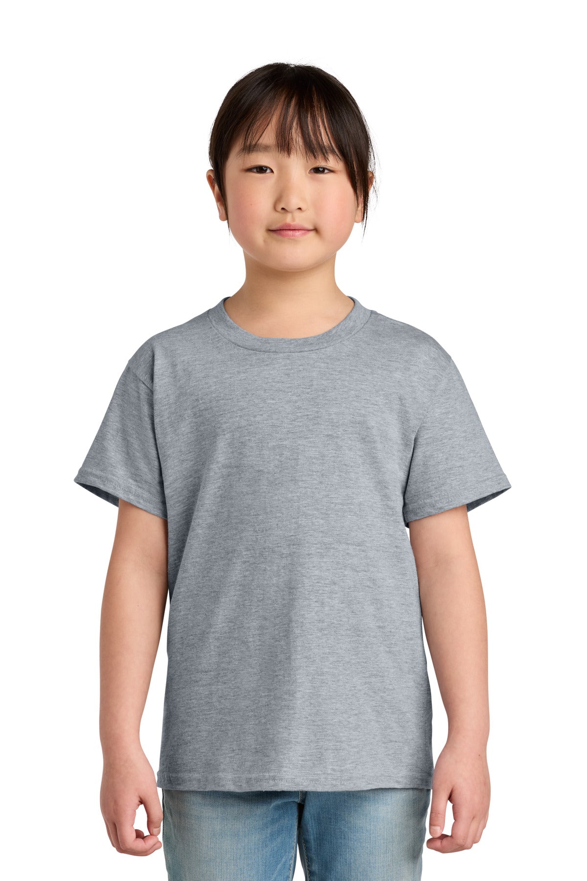 Gildan Youth Softstyle Midweight Tee 65000B in Ring Spun Sport Grey