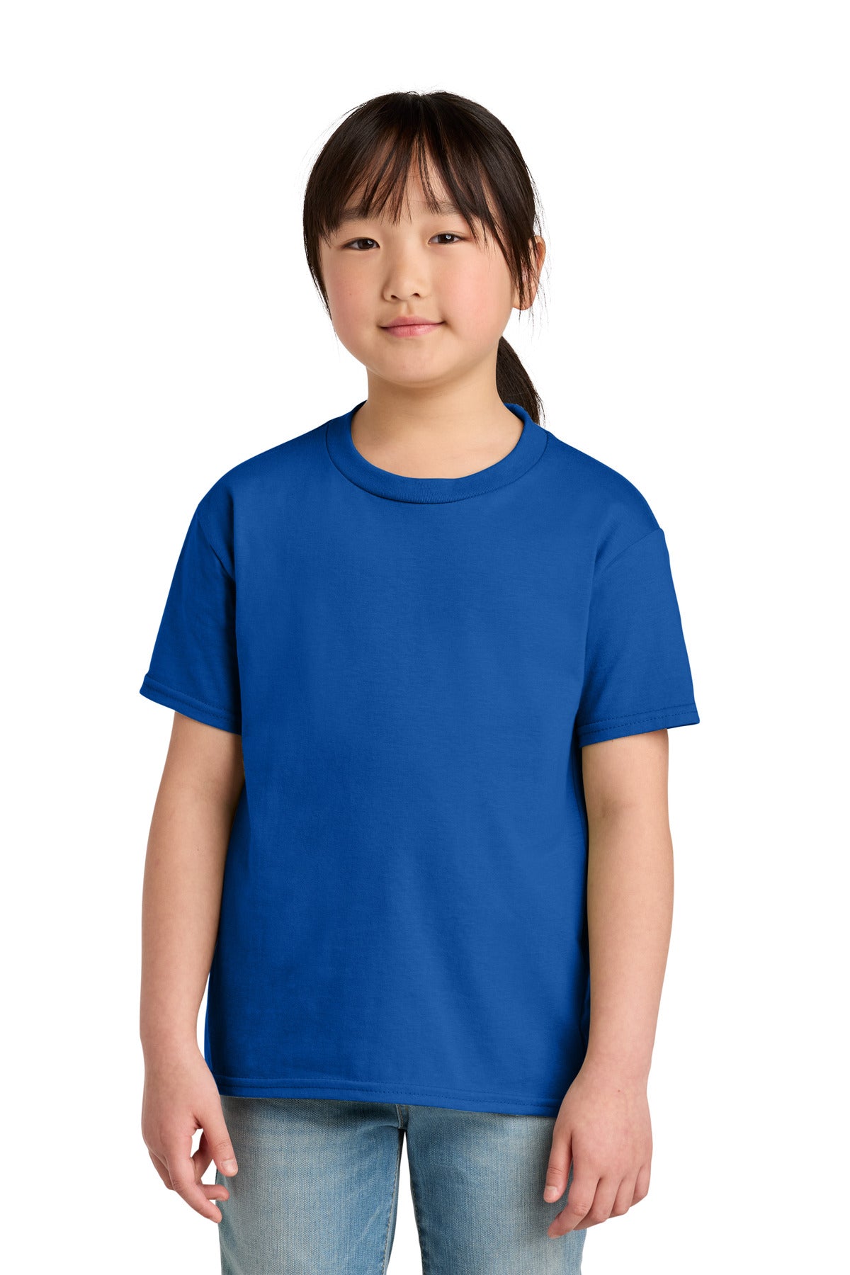 Gildan Youth Softstyle Midweight Tee 65000B in Royal