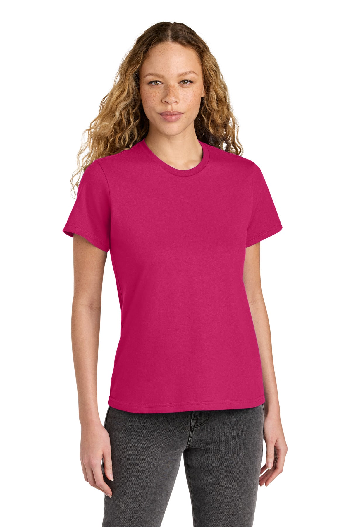 Gildan Women's Softstyle Midweight Tee 65000L in Heliconia