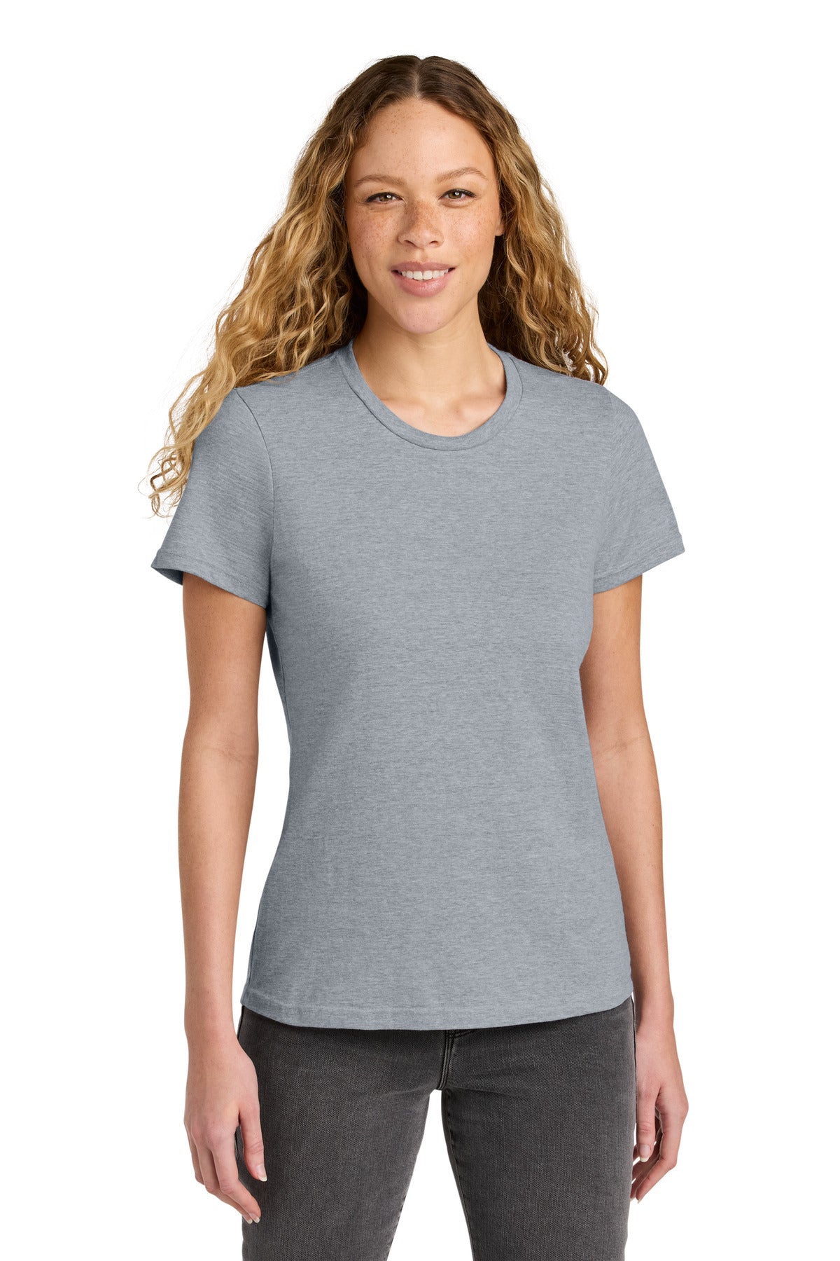 Gildan Women's Softstyle Midweight Tee 65000L in Ring Spun Sport Grey
