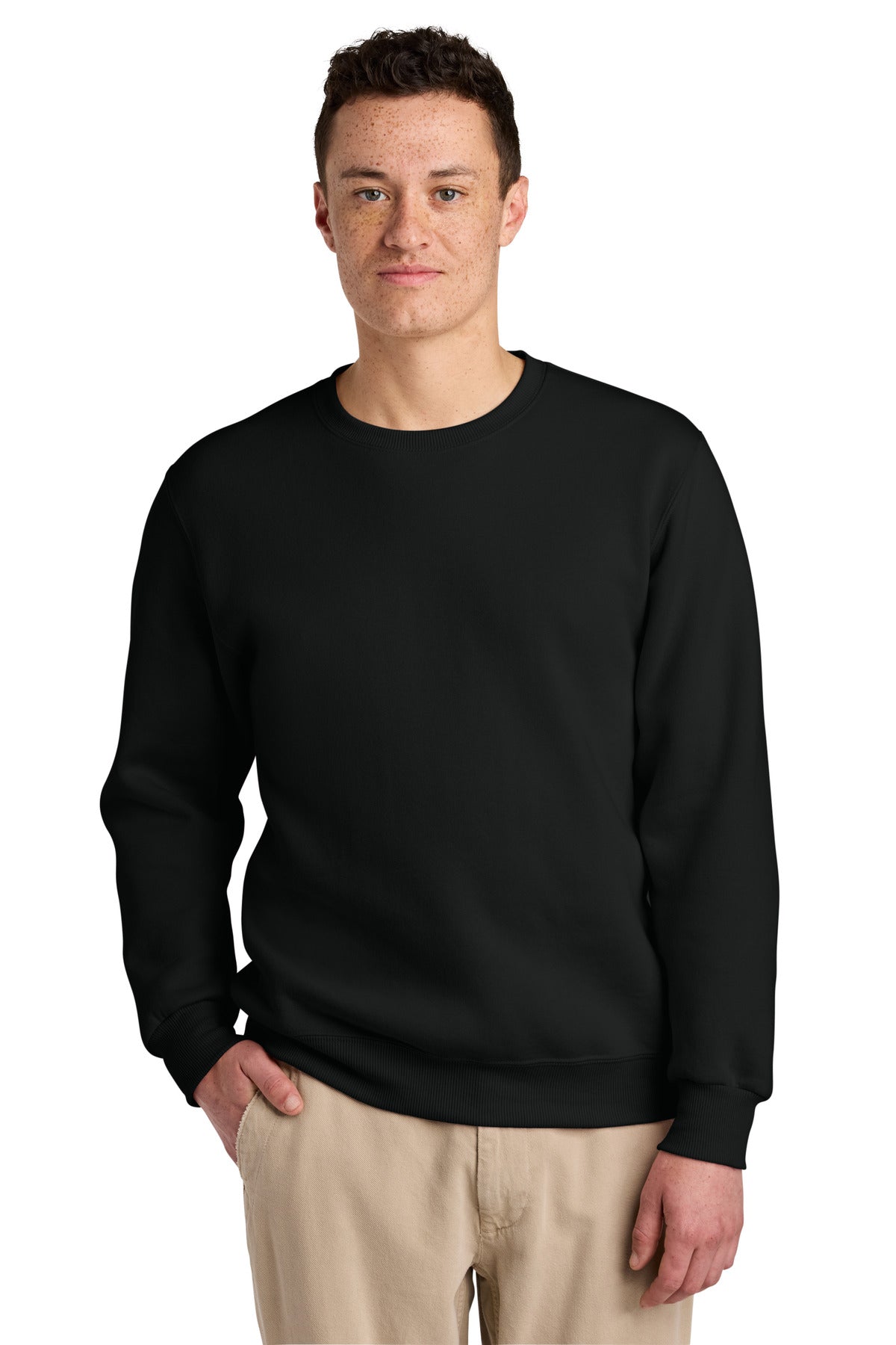 Jerzees Eco Premium Blend Crewneck Sweatshirt 701M in Black Ink