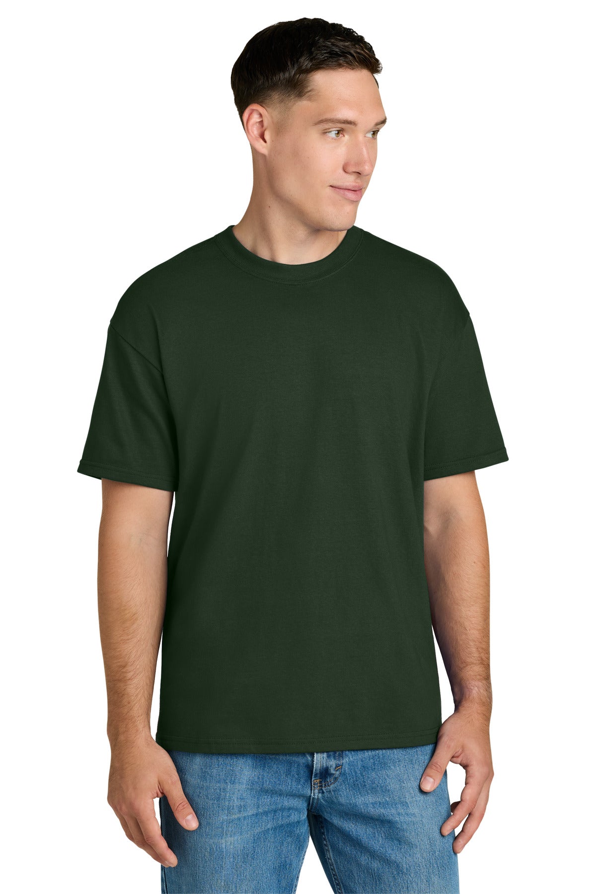 Gildan Hammer Maxweight Tee 75000 in Forest Green