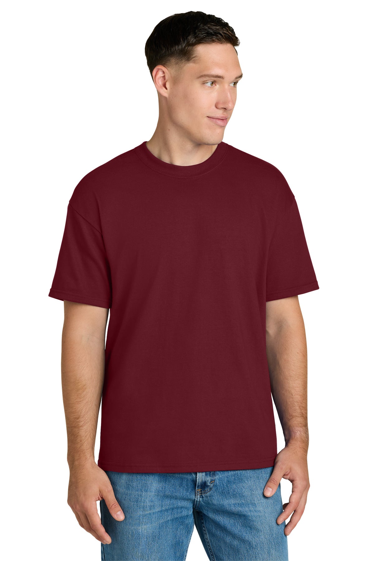 Gildan Hammer Maxweight Tee 75000 in Garnet