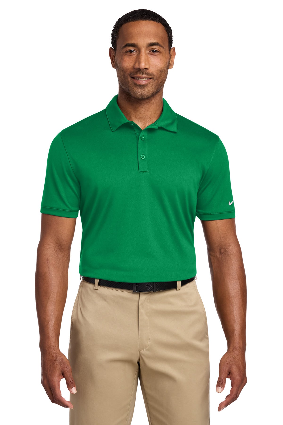 Nike Dri-FIT Players Modern Fit Polo. 799802 in Pine Green