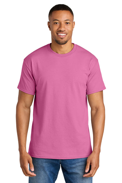 Gildan DryBlend 50 Cotton/50 Poly T-Shirt. 8000 in Azalea