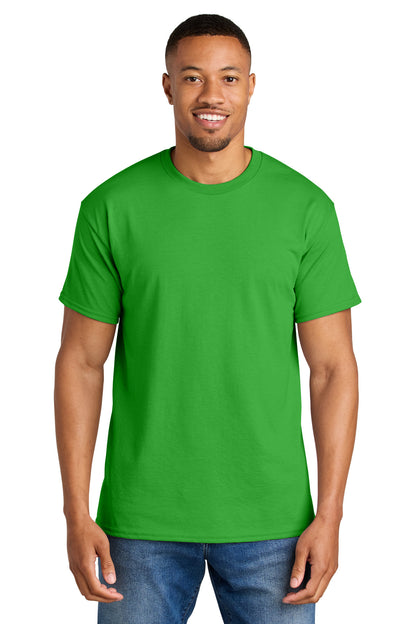 Gildan DryBlend 50 Cotton/50 Poly T-Shirt. 8000 in Electric Green
