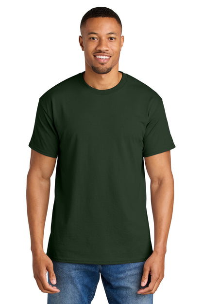 Gildan DryBlend 50 Cotton/50 Poly T-Shirt. 8000 in Forest Green