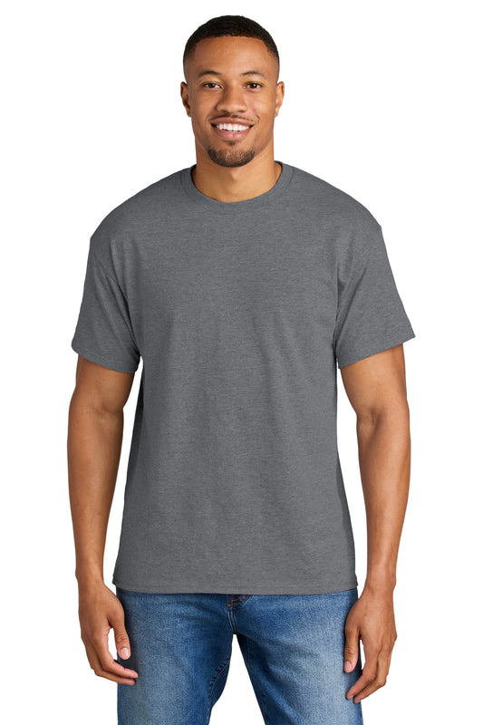 Gildan DryBlend 50 Cotton/50 Poly T-Shirt. 8000 in Graphite Heather