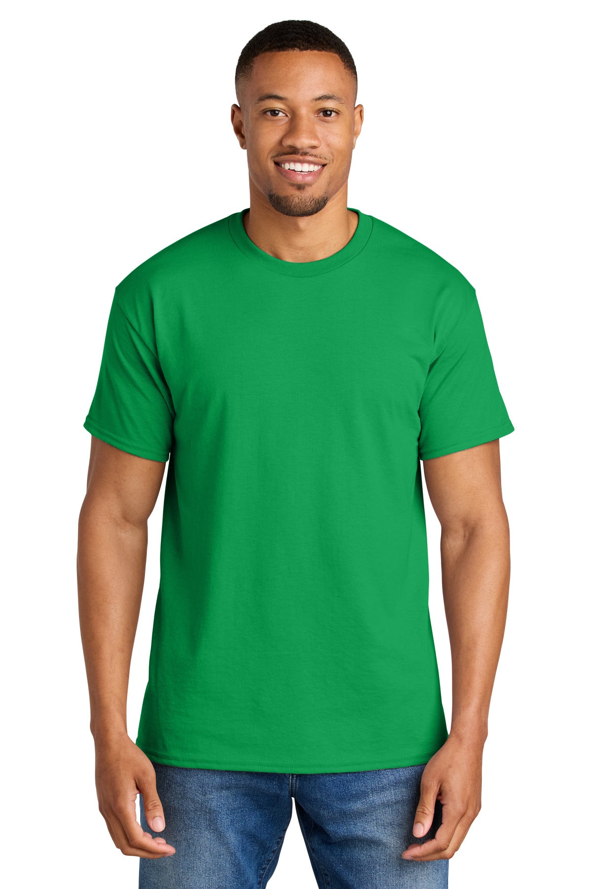 Gildan DryBlend 50 Cotton/50 Poly T-Shirt. 8000 in Irish Green