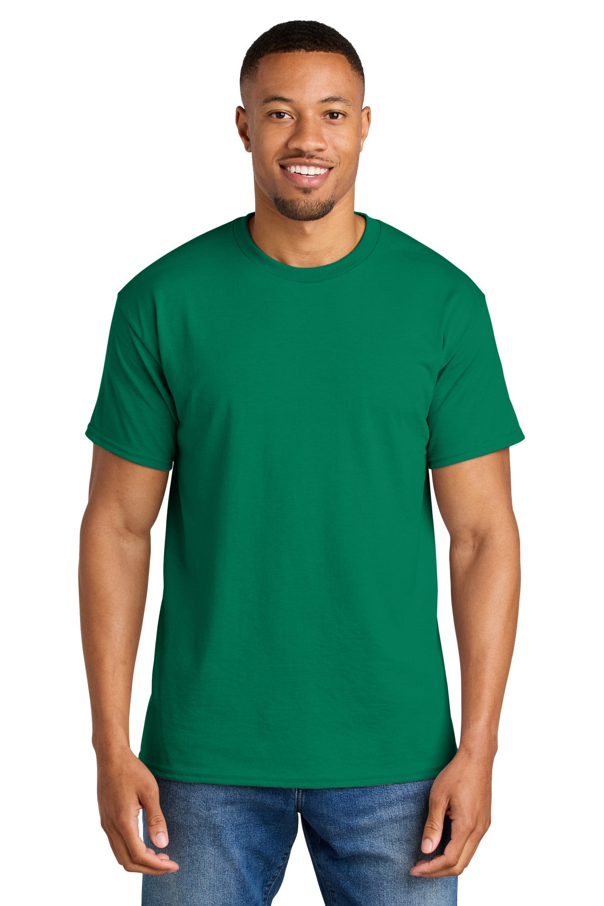 Gildan DryBlend 50 Cotton/50 Poly T-Shirt. 8000 in Kelly Green