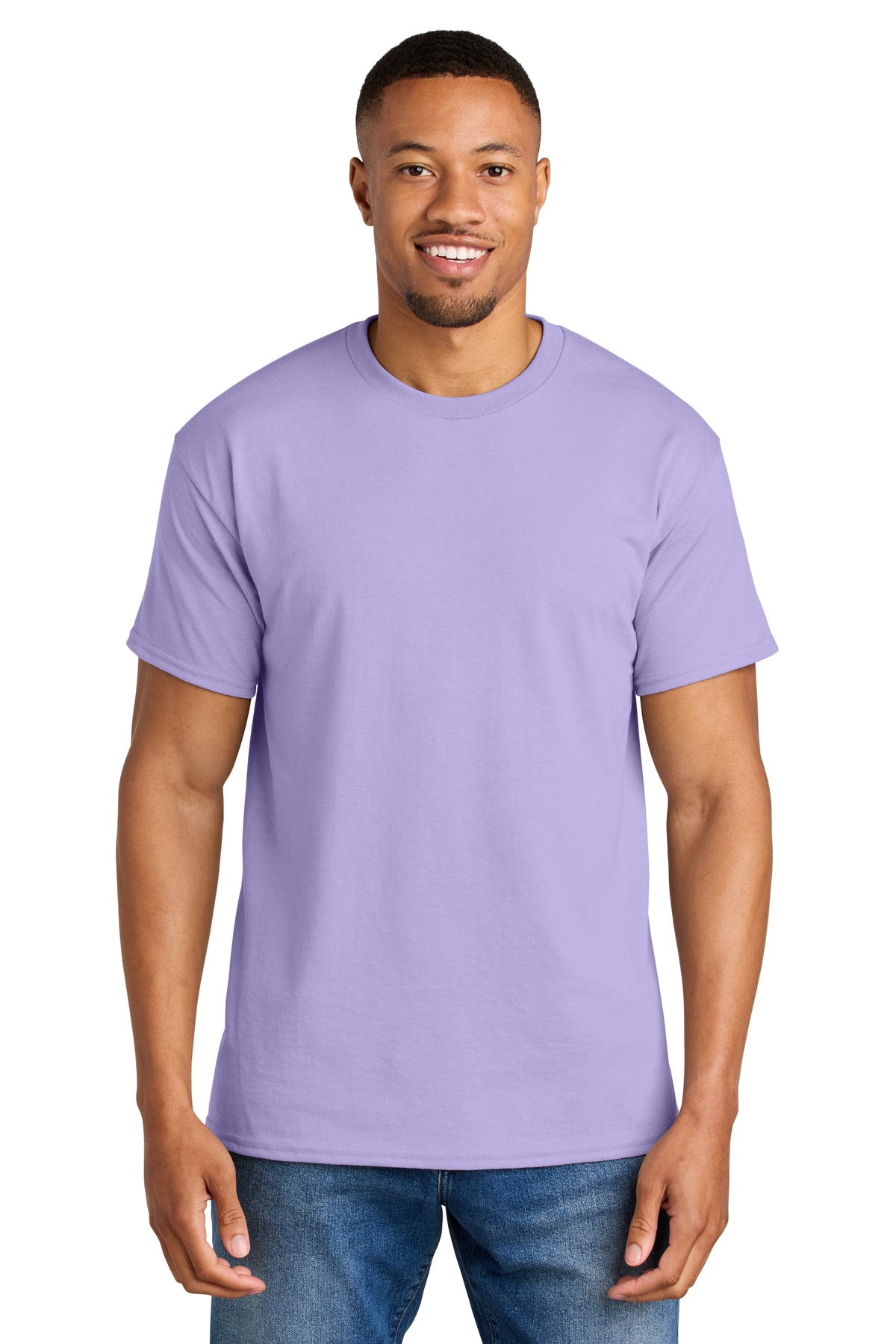 Gildan DryBlend 50 Cotton/50 Poly T-Shirt. 8000 in Orchid
