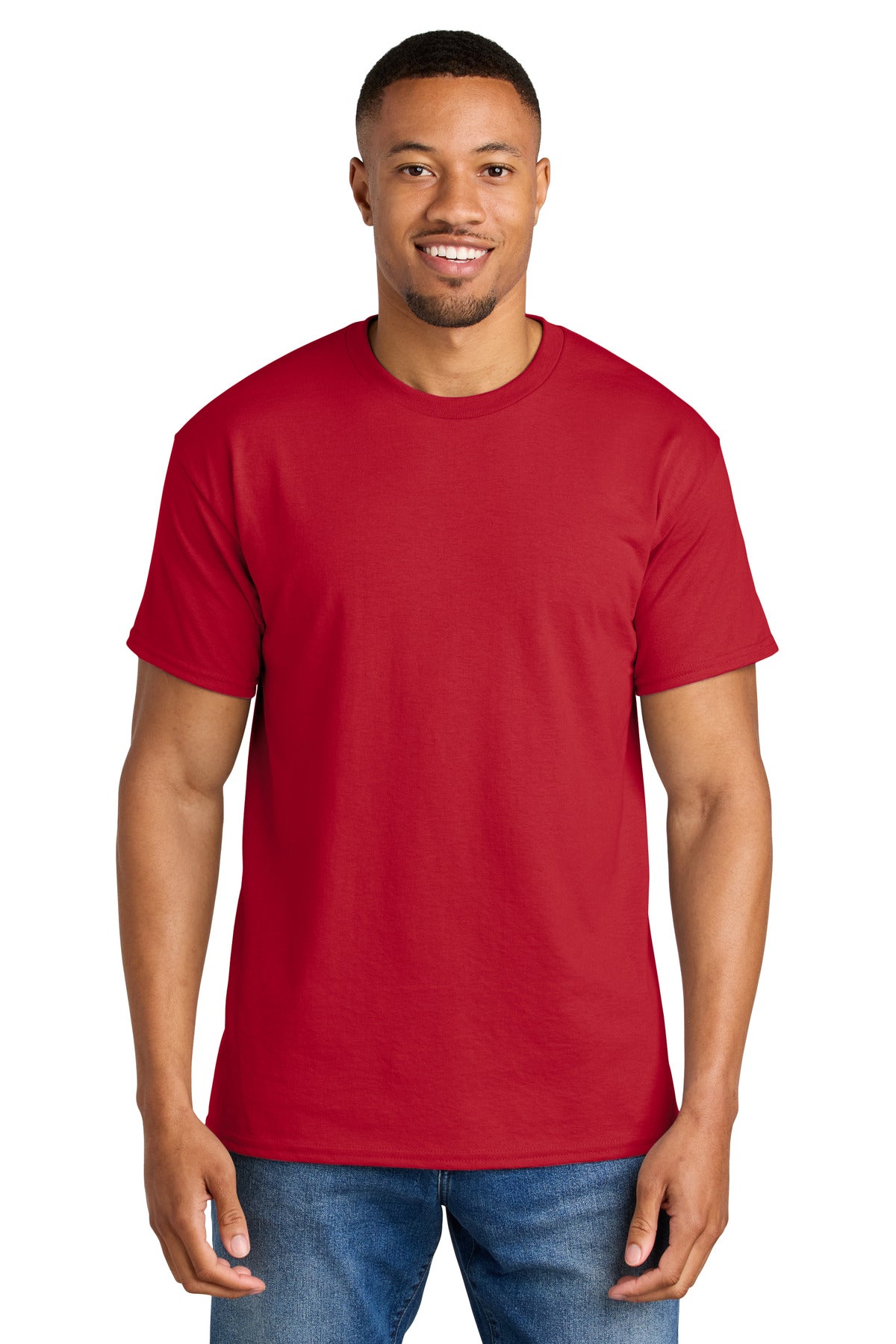 Gildan DryBlend 50 Cotton/50 Poly T-Shirt. 8000 in Red