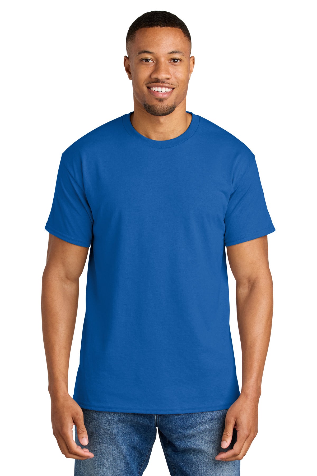 Gildan DryBlend 50 Cotton/50 Poly T-Shirt. 8000 in Royal