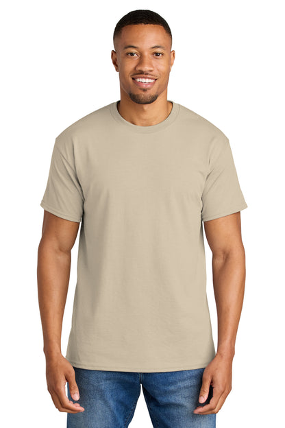 Gildan DryBlend 50 Cotton/50 Poly T-Shirt. 8000 in Sand