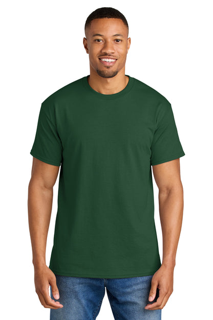 Gildan DryBlend 50 Cotton/50 Poly T-Shirt. 8000 in Dark Green