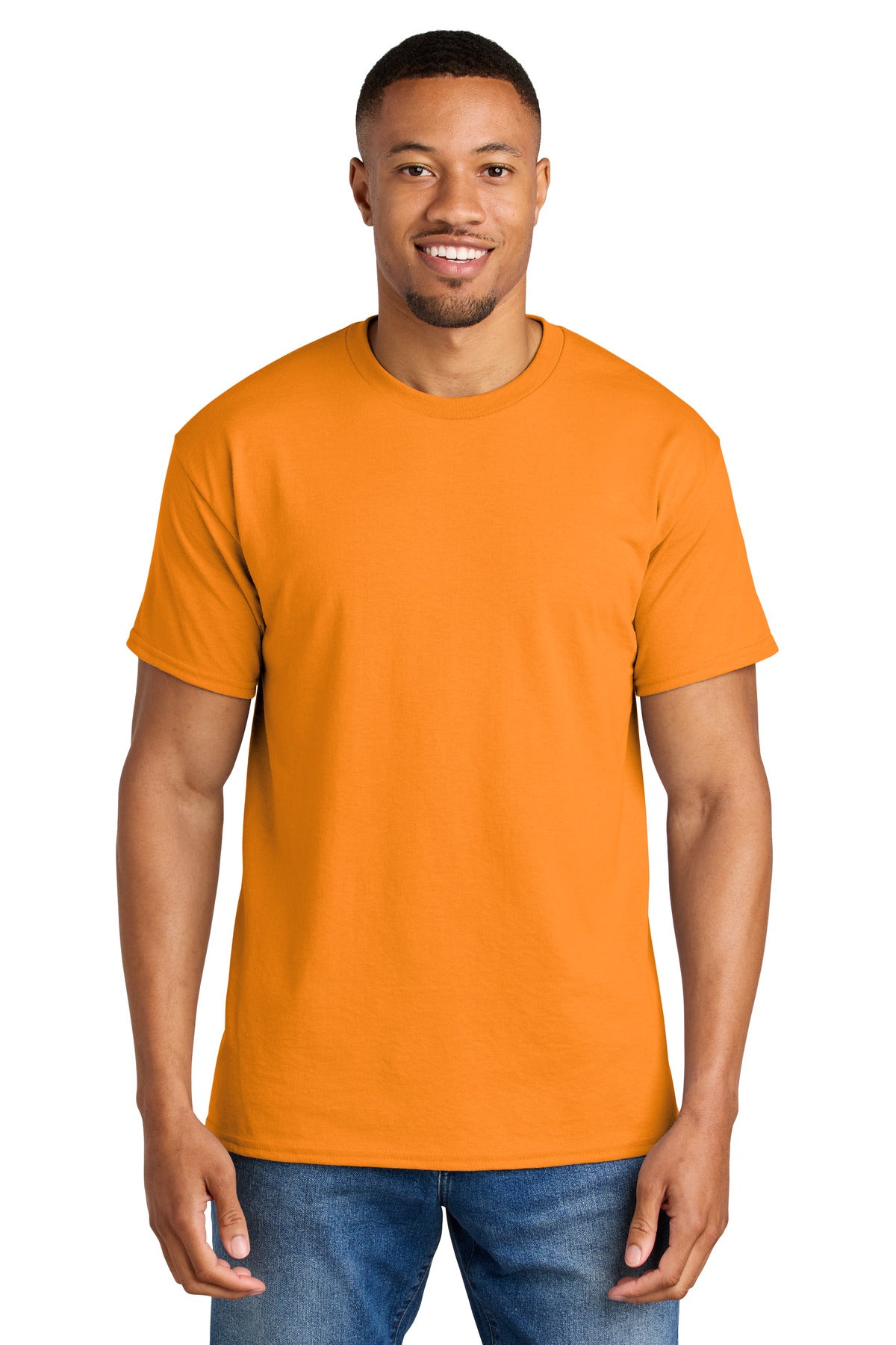 Gildan DryBlend 50 Cotton/50 Poly T-Shirt. 8000 in Tennessee Orange