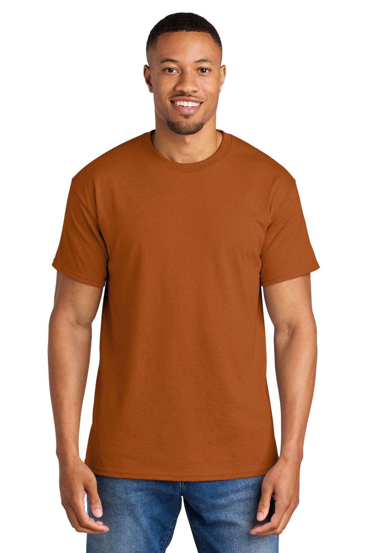 Gildan DryBlend 50 Cotton/50 Poly T-Shirt. 8000 in Texas Orange