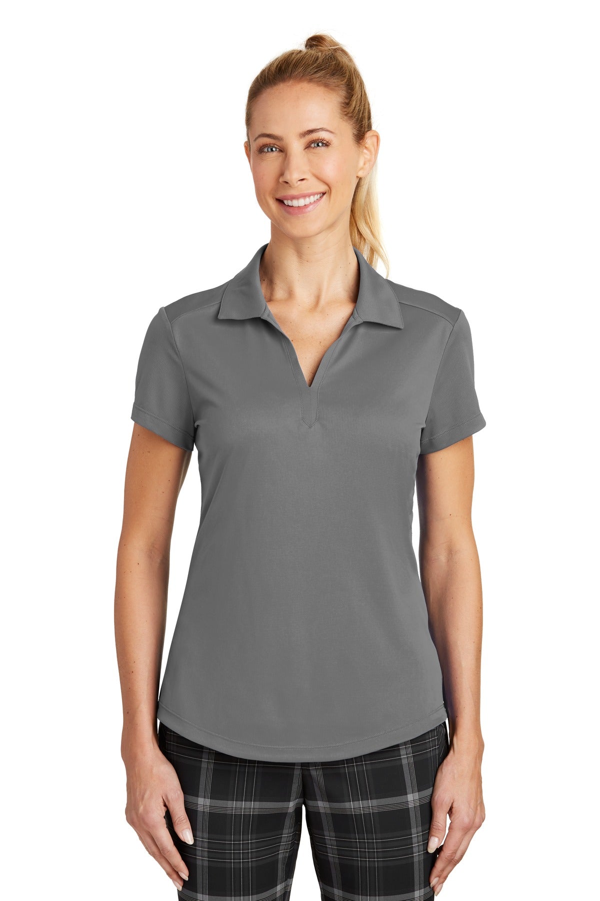 Nike Women's Dri-FIT Legacy Polo. 838957 in Dark Grey