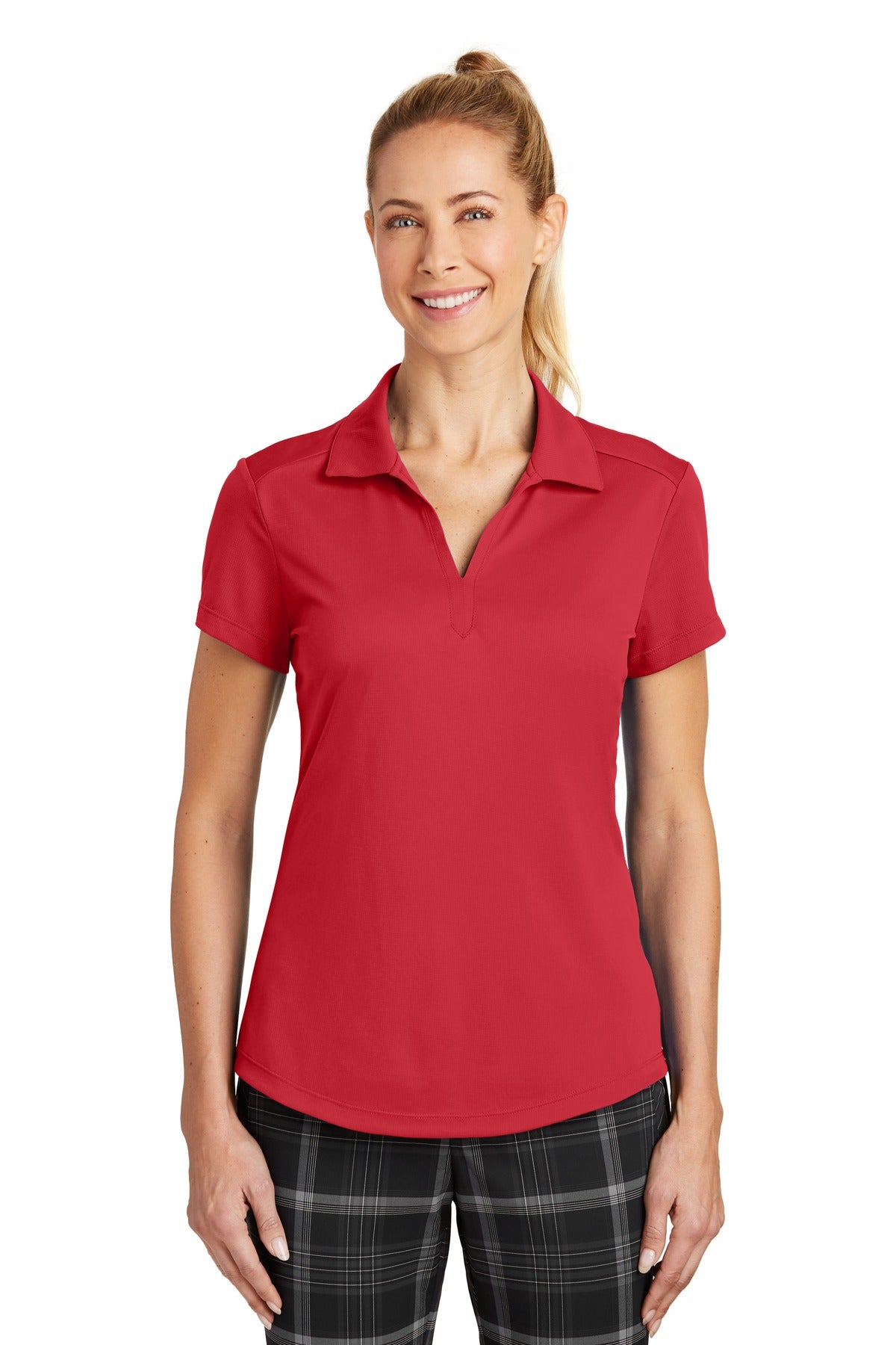 Nike Women's Dri-FIT Legacy Polo. 838957 in Gym Red