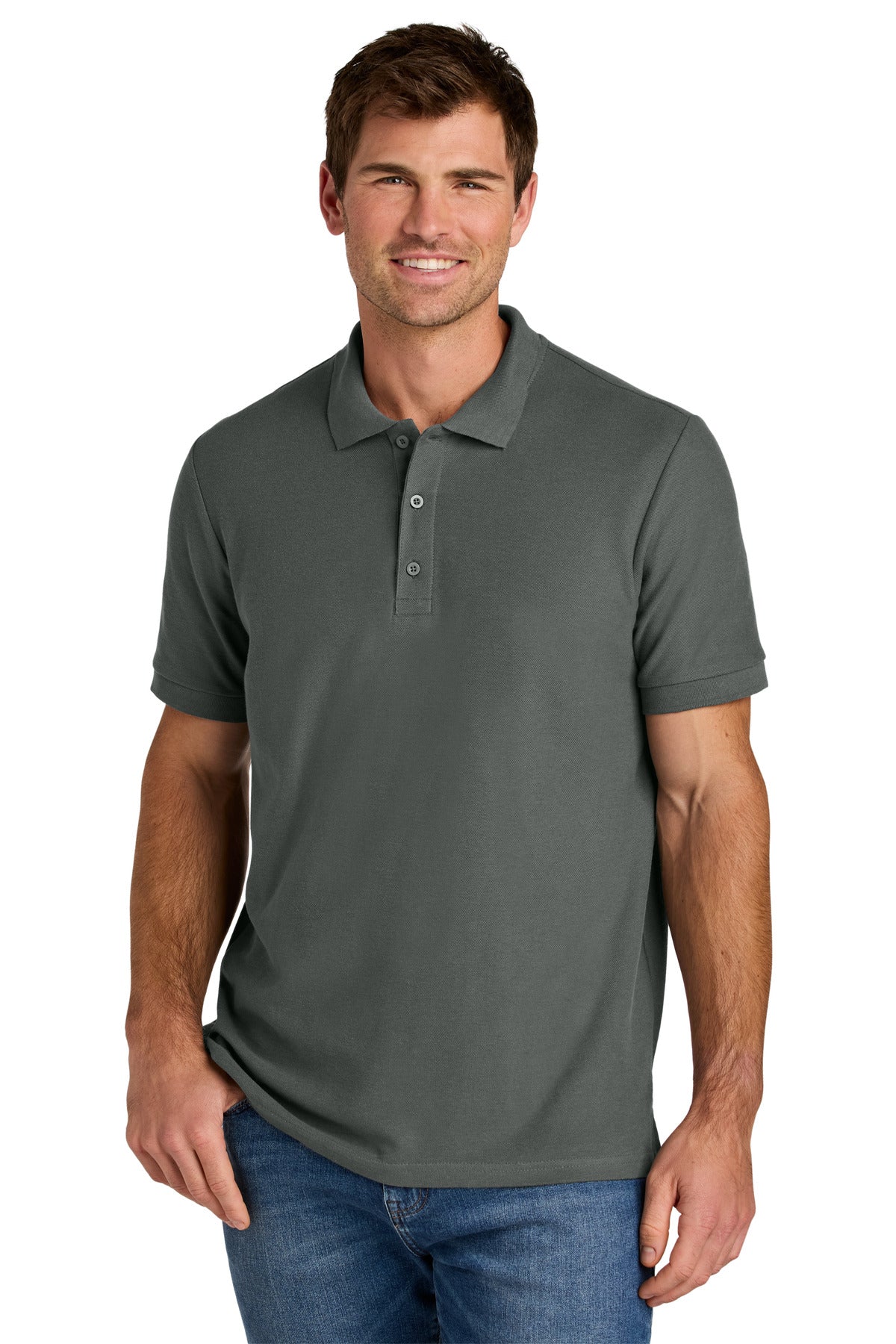 Gildan Hammer Pique Polo 85800 in Charcoal