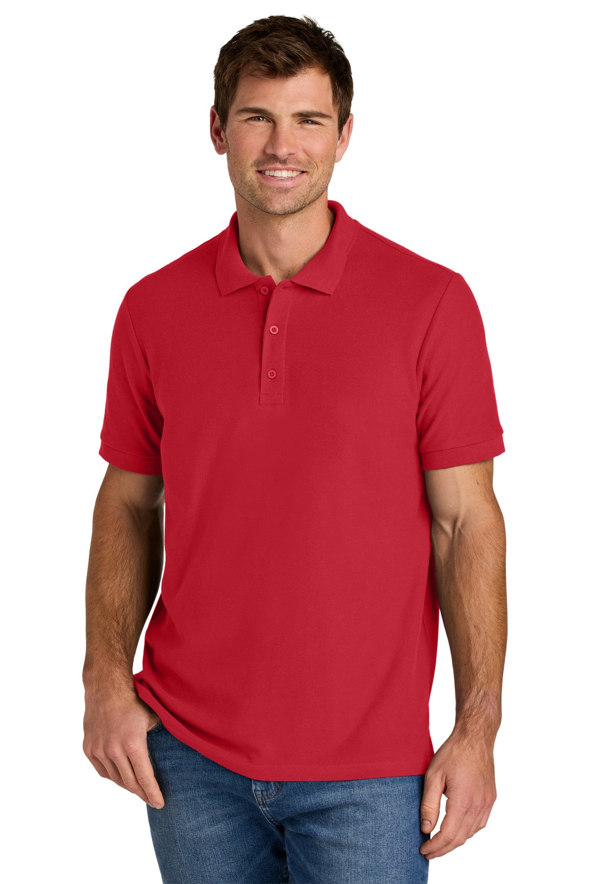 Gildan Hammer Pique Polo 85800 in Red