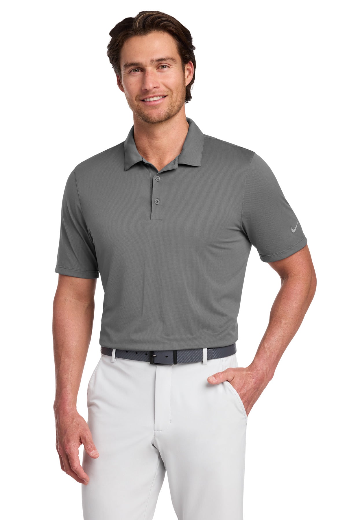 Nike Dri-FIT Legacy Polo. 883681 in Dark Grey