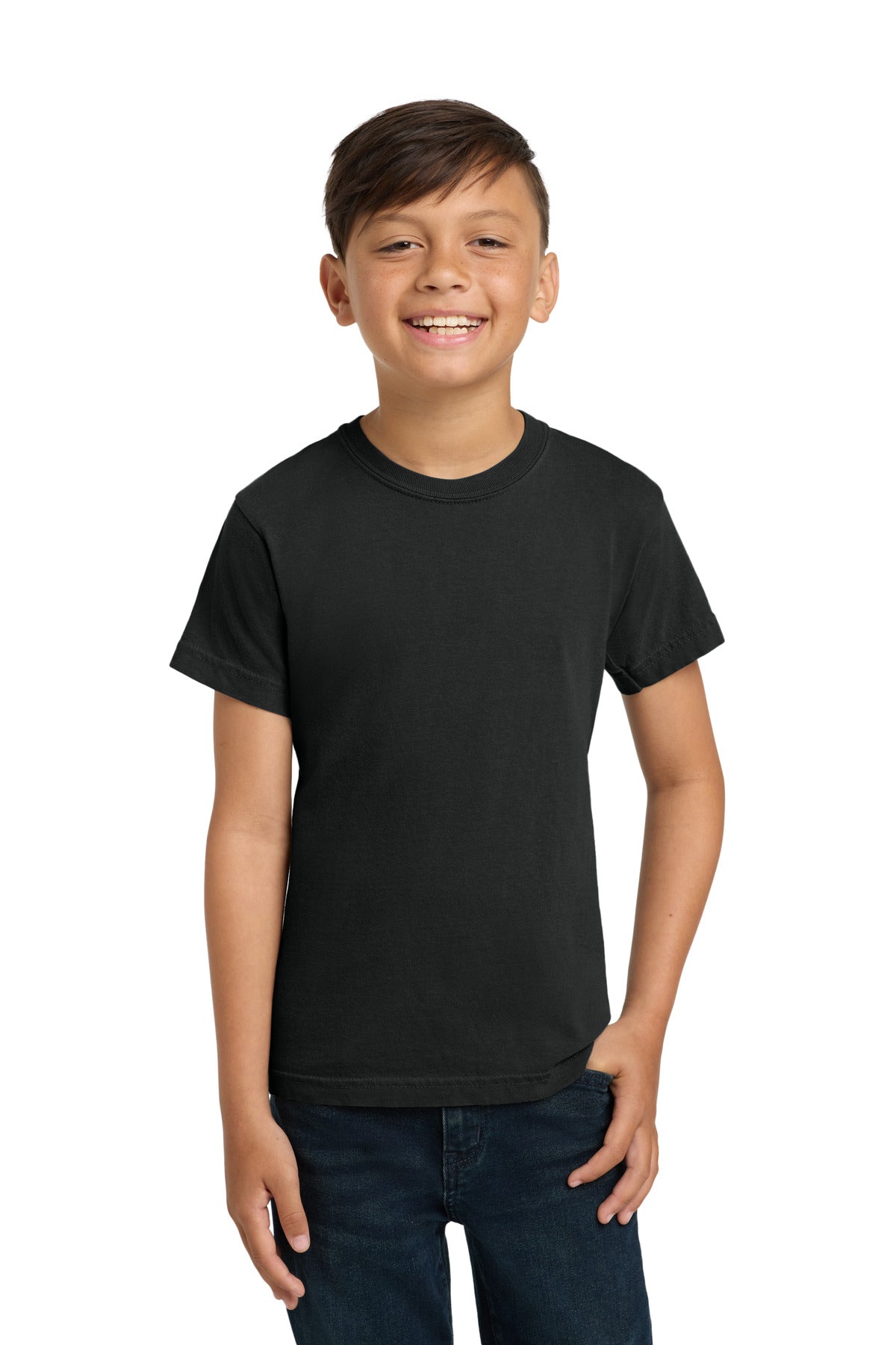 COMFORT COLORS  Youth Heavyweight Ring Spun Tee. 9018 in Black