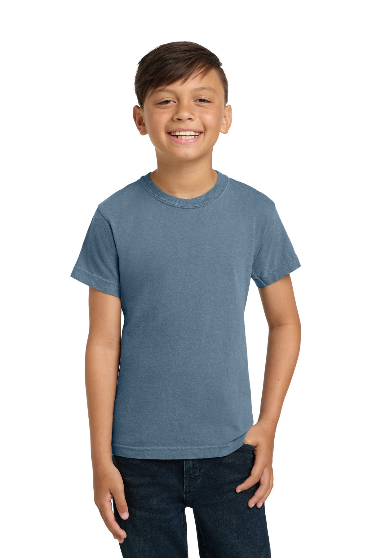 COMFORT COLORS  Youth Heavyweight Ring Spun Tee. 9018 in Blue Jean
